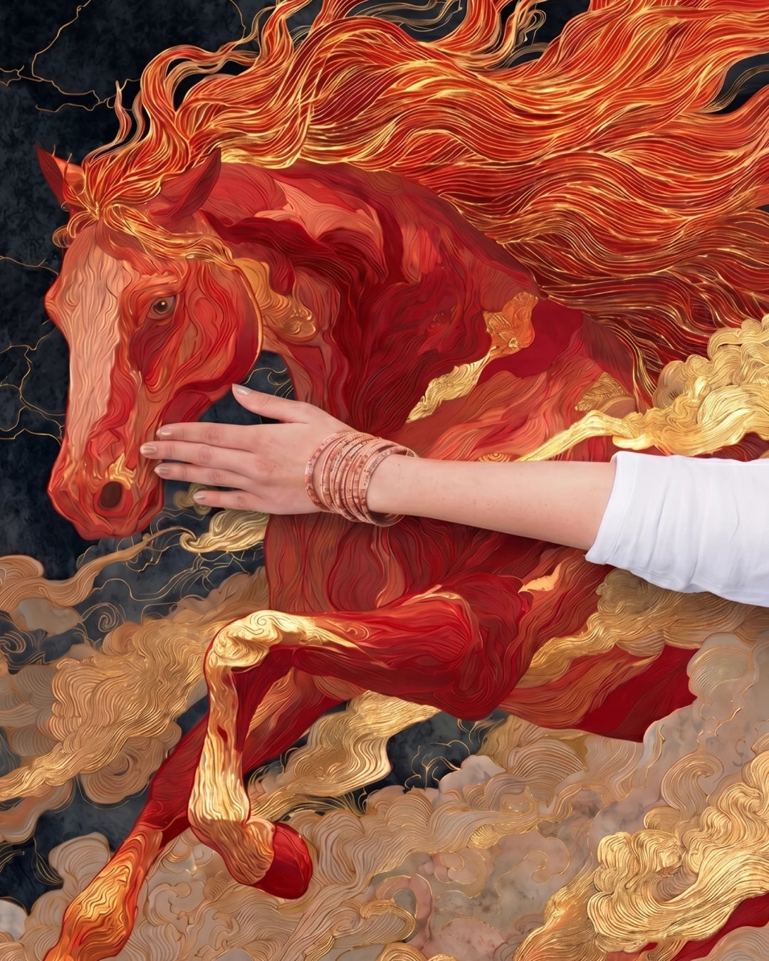 The Crimson Majesty Rug