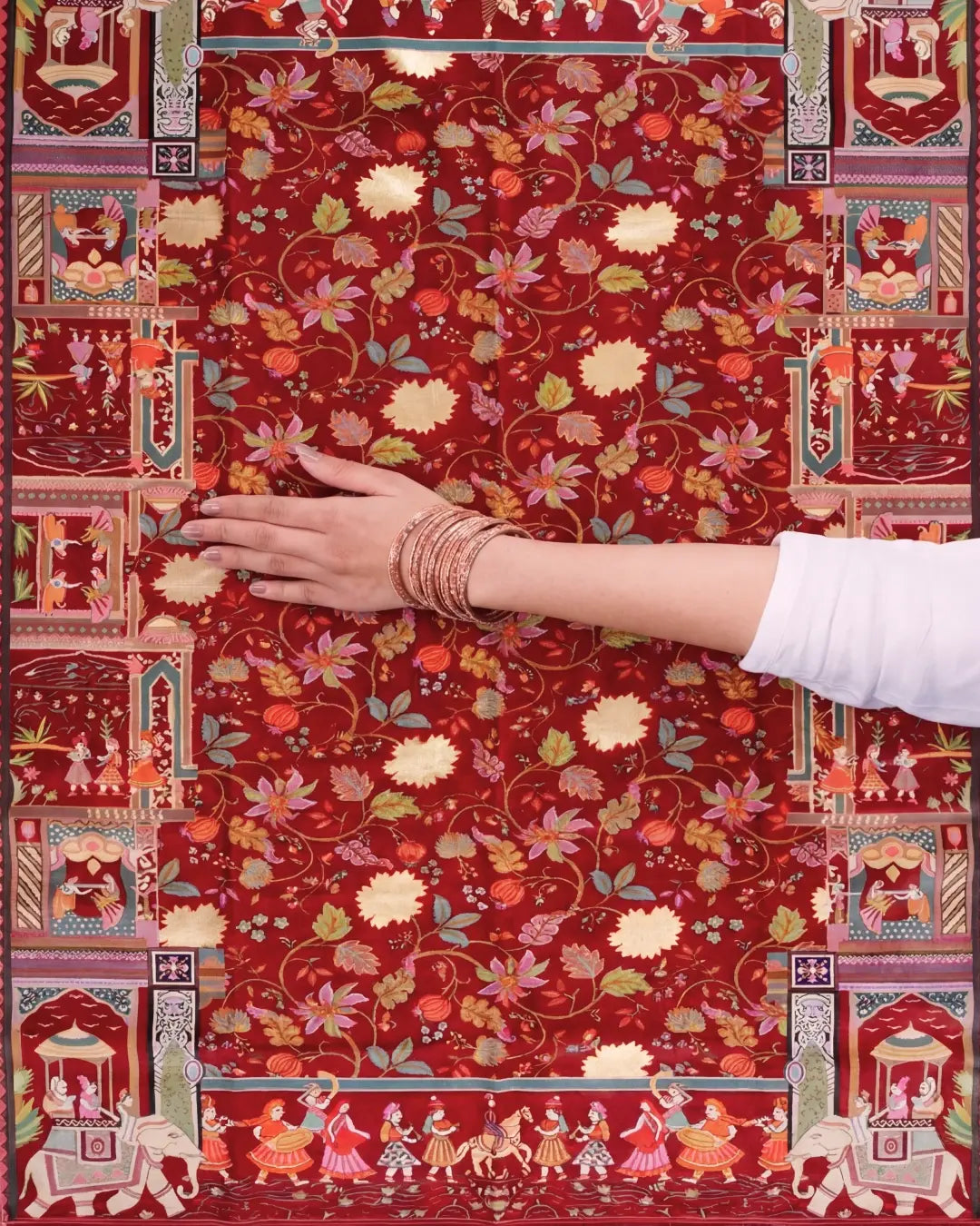 The Vermilion Court Rug