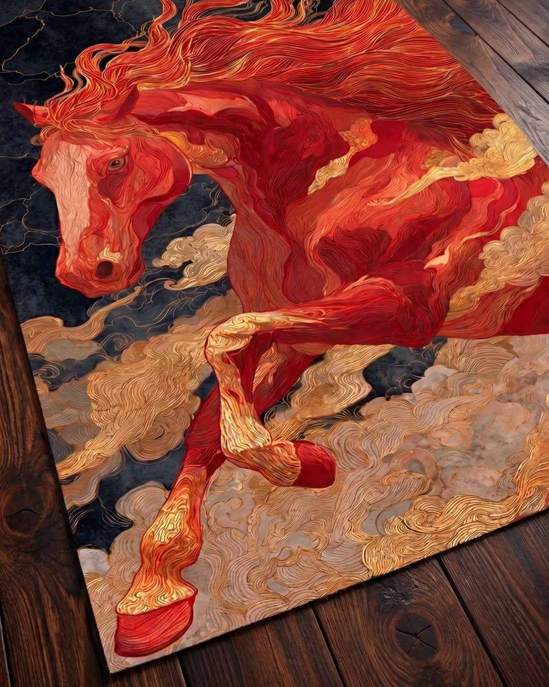 The Crimson Majesty Rug