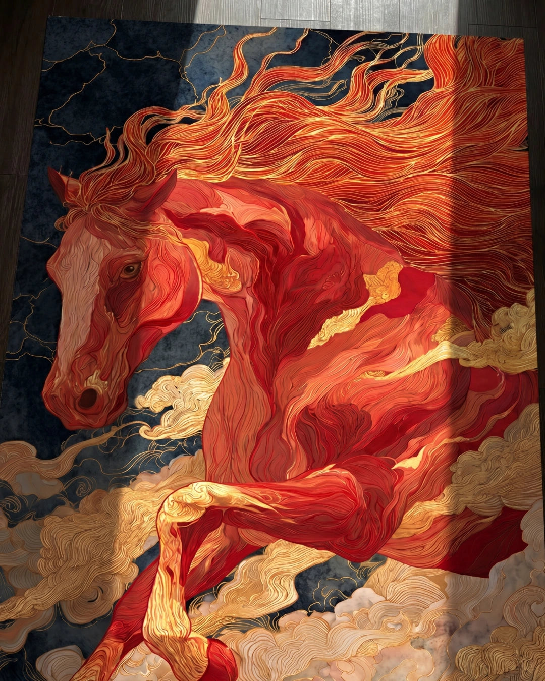 The Crimson Majesty Rug