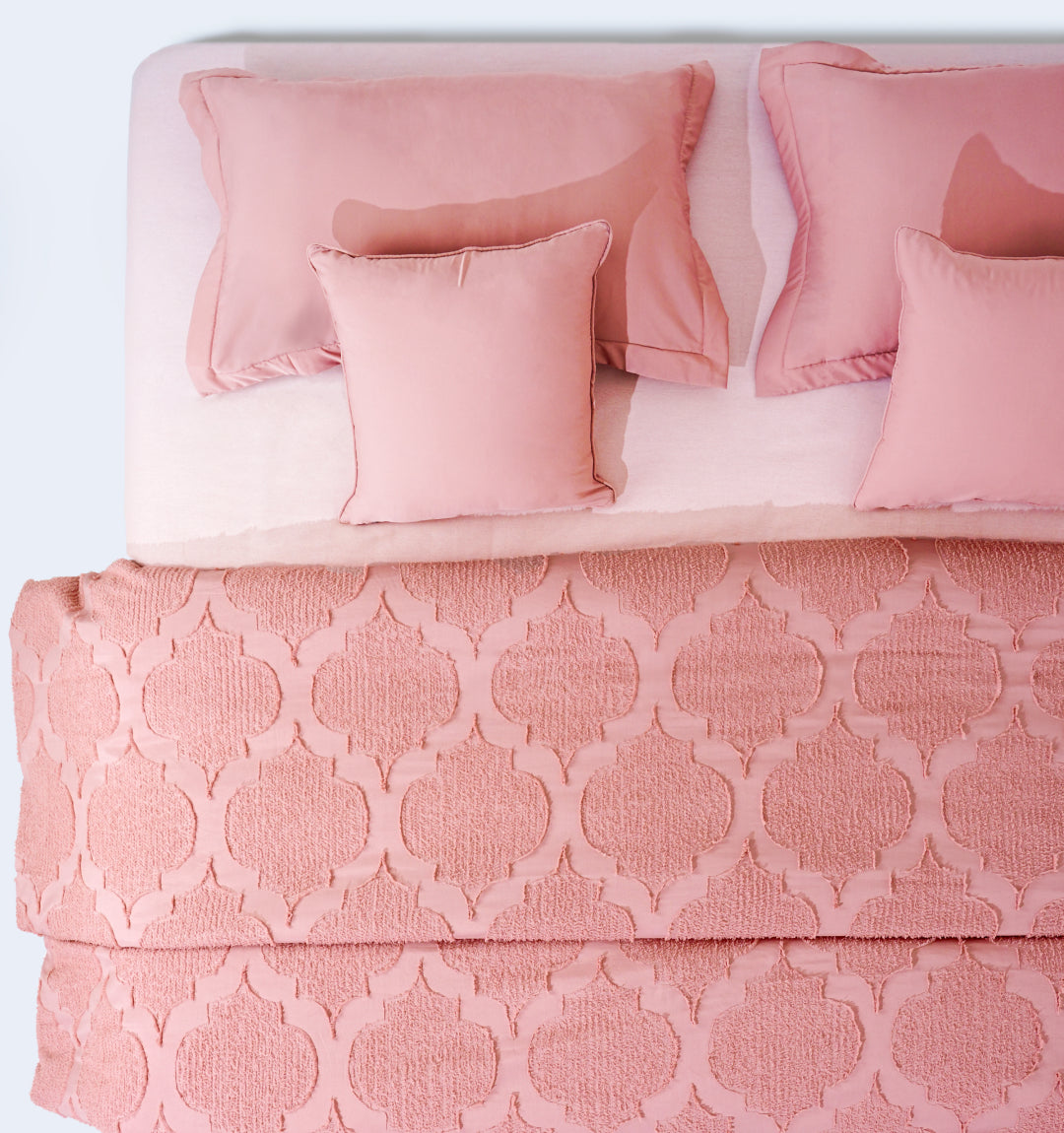 Midnight Air Threaded Comforter - Cotton Candy