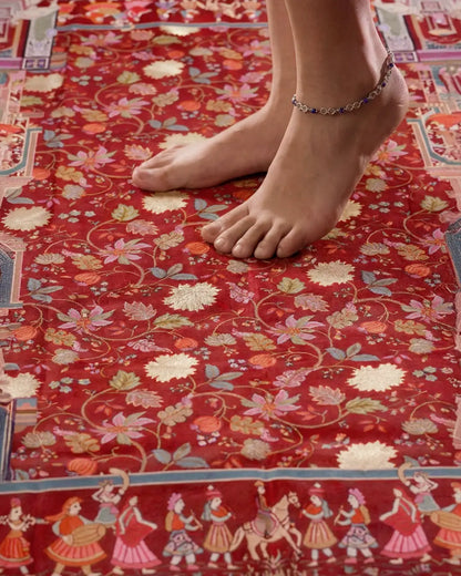 The Vermilion Court Rug