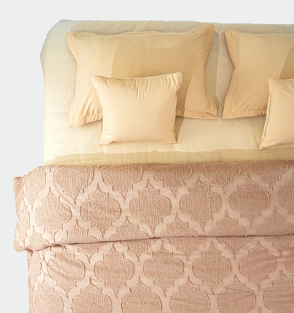 Midnight Air Threaded Comforter - Caramel