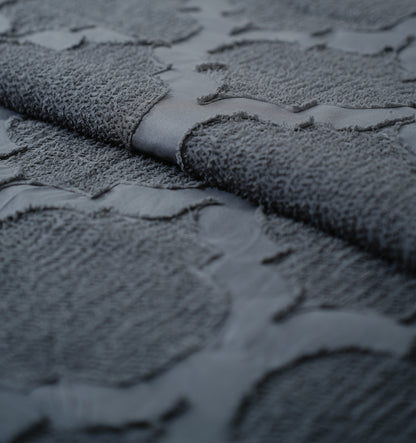 Midnight Air Threaded Comforter - Black Currant